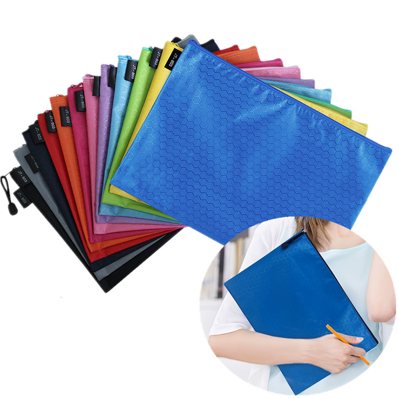 File Folder Hanging - Büyük kapasiteli A4 fermuarlı çanta su