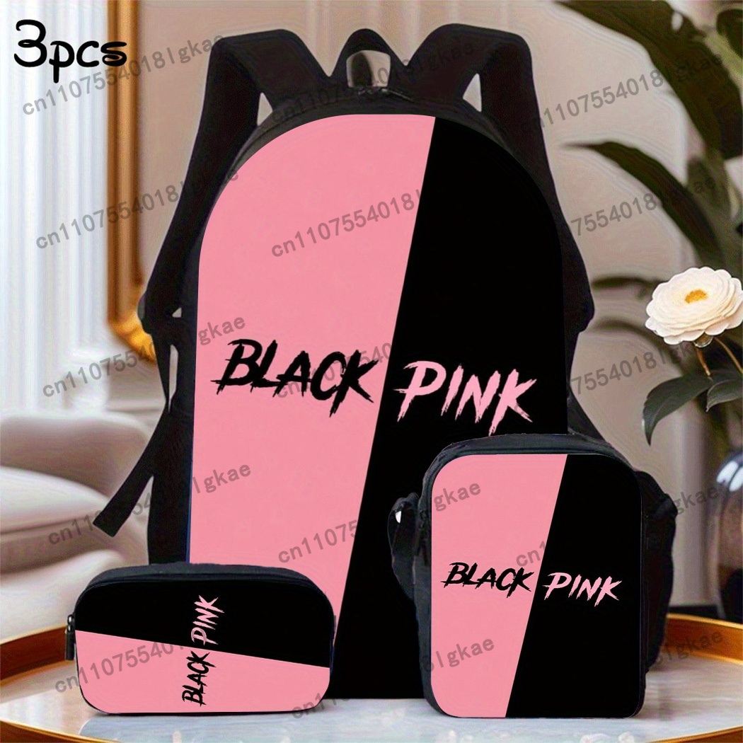 Pencil Case Large - 3 Parçalı Yazlık Temel KPOP Sırt