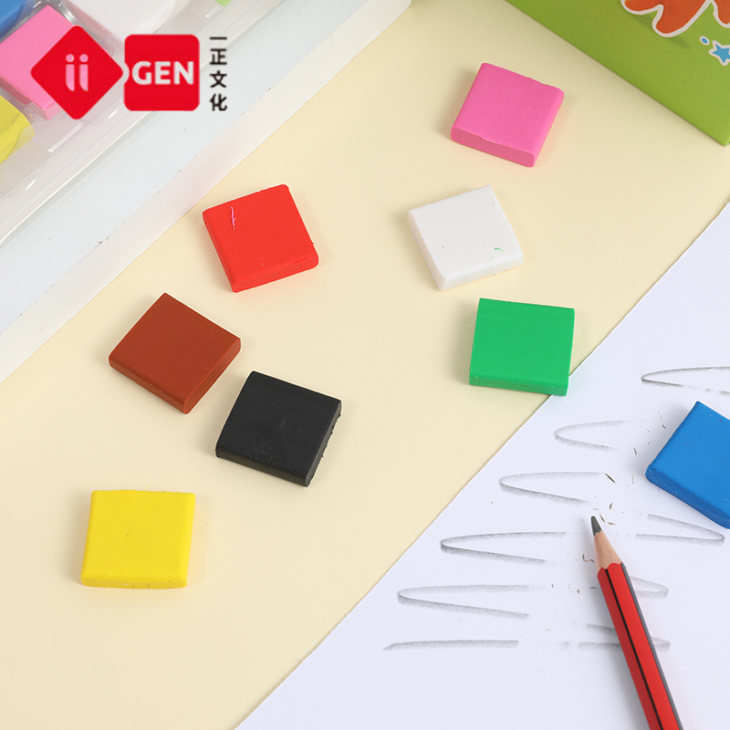 Rubber Eraser Kneaded - 8 adet/grup yüksek kaliteli şeker renk