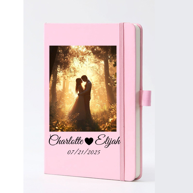 Journal Leather Hardcover - A5 Tarihli Suni Deri Özel İsimli