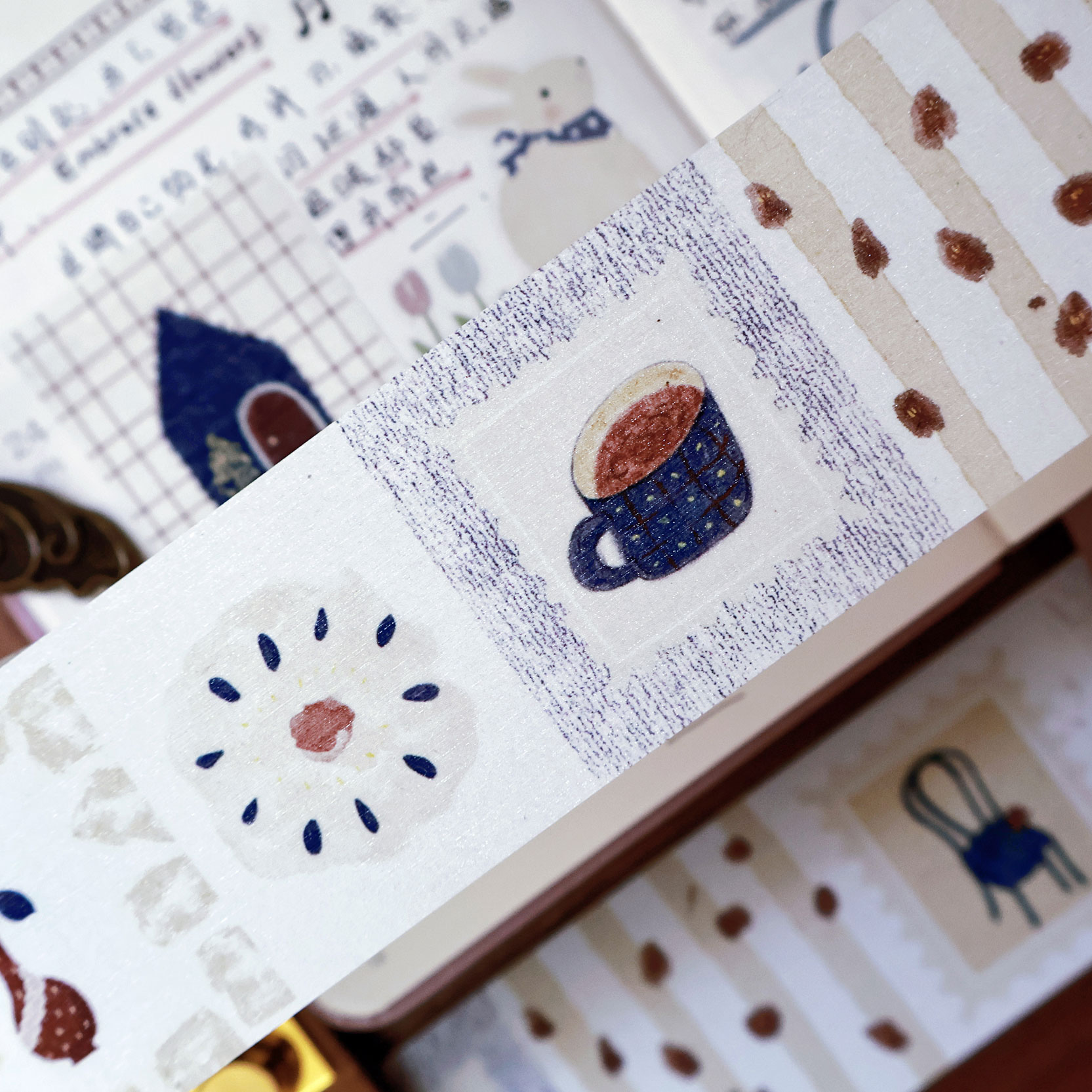 Washi Tape Set - YiEr Stüdyo Vintage Eski Melodi Washi