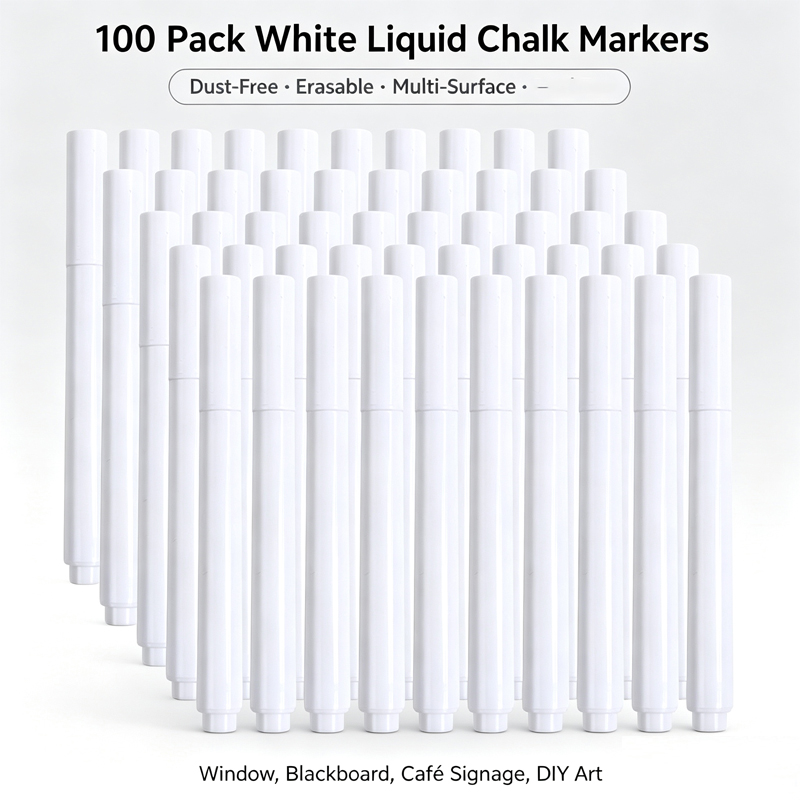 Whiteboard Marker Set - Sıvı Tebeşir Silinebilir Kalem 3-100 Adet