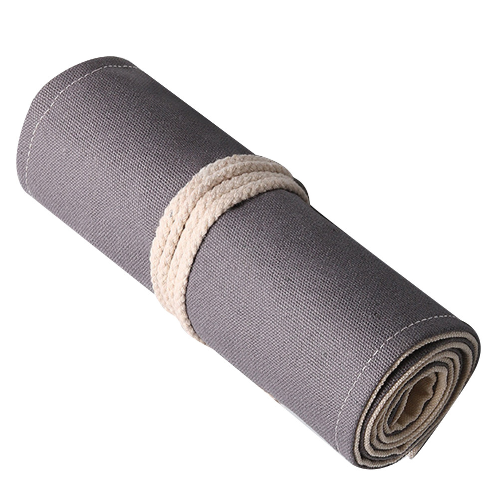 Pen Pouch Roll - 1 Adet Kanvas Kalem Rulosu Büyük