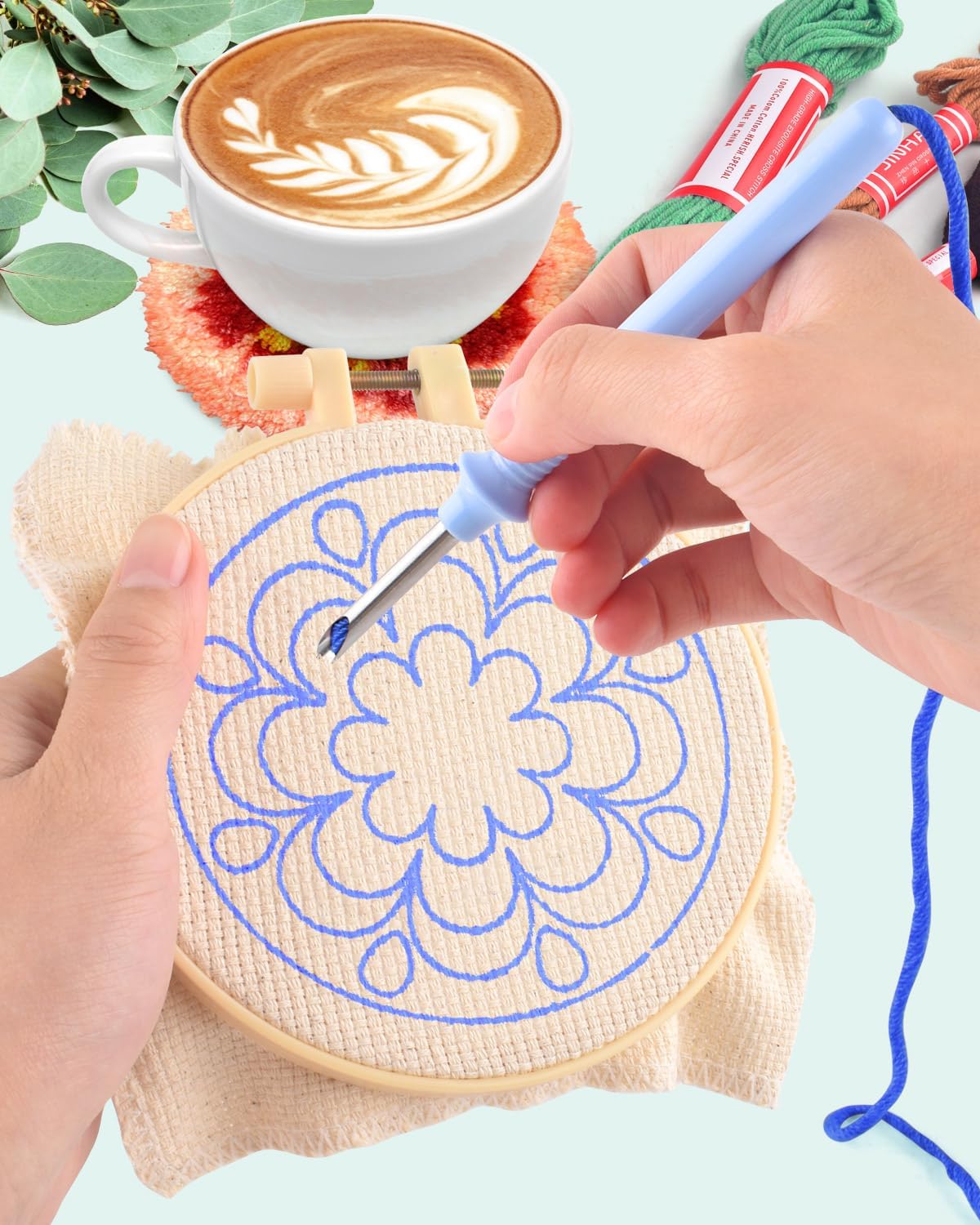 6 adet Yumruk Iğne Nakış Kiti  - Graph Paper Pad incelemesi ve fiyatı