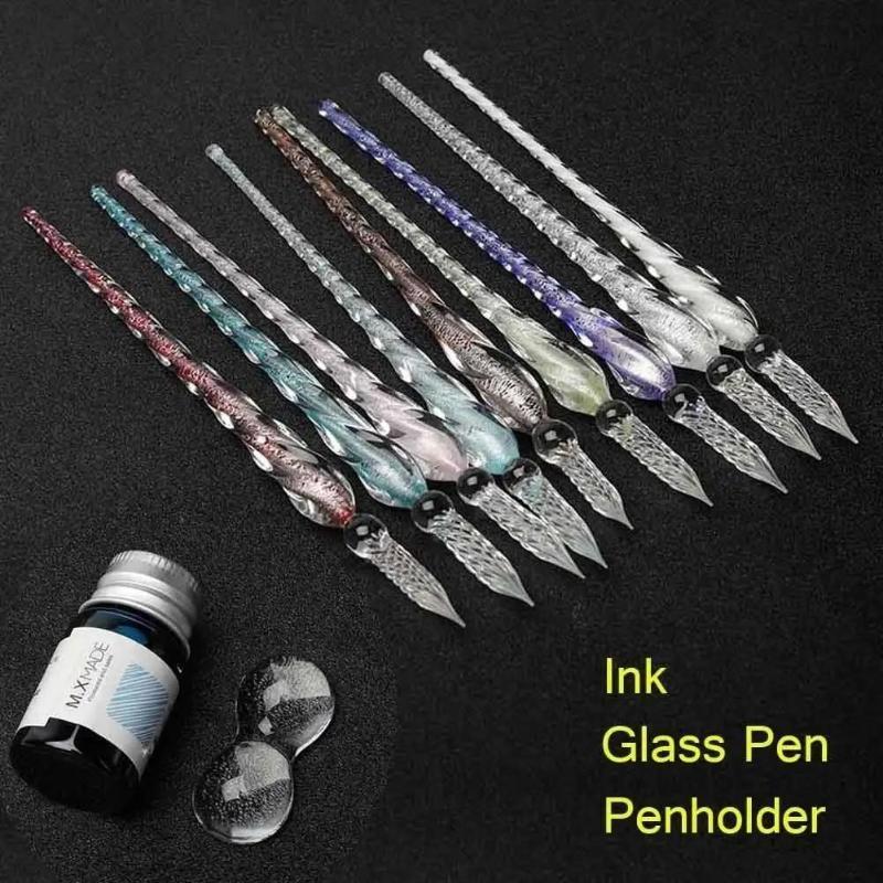Renkli Kristal Cam Dip Kalem S - Stationery Supplier incelemesi ve fiyatı