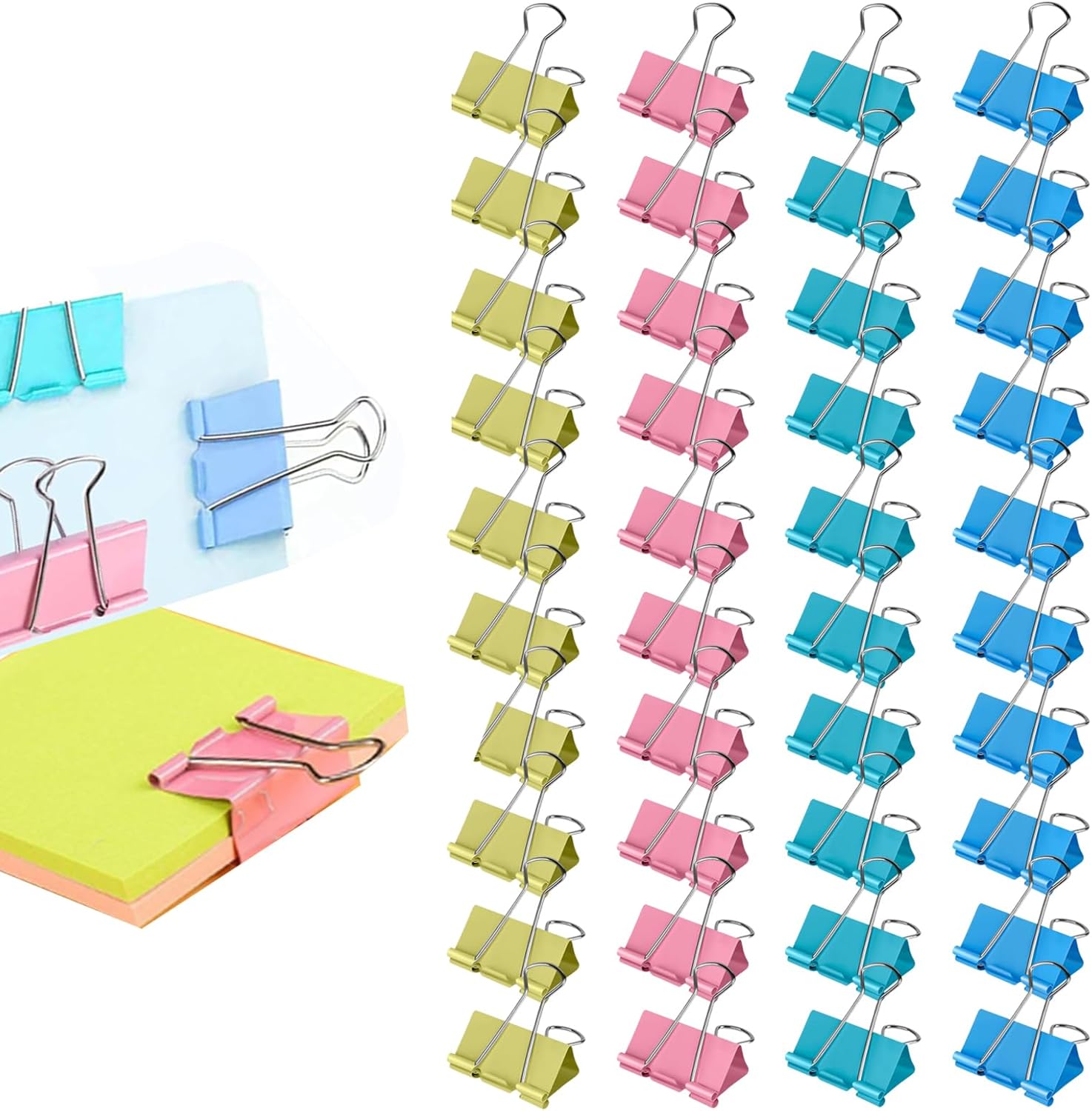 Katlanır Klipsler, 40 Adet Ata - Binder Clip Assorted incelemesi ve fiyatı