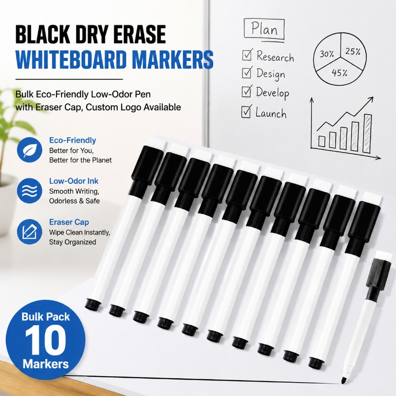 Siyah Silinebilir Beyaz Tahta  - Whiteboard Marker Set incelemesi ve fiyatı