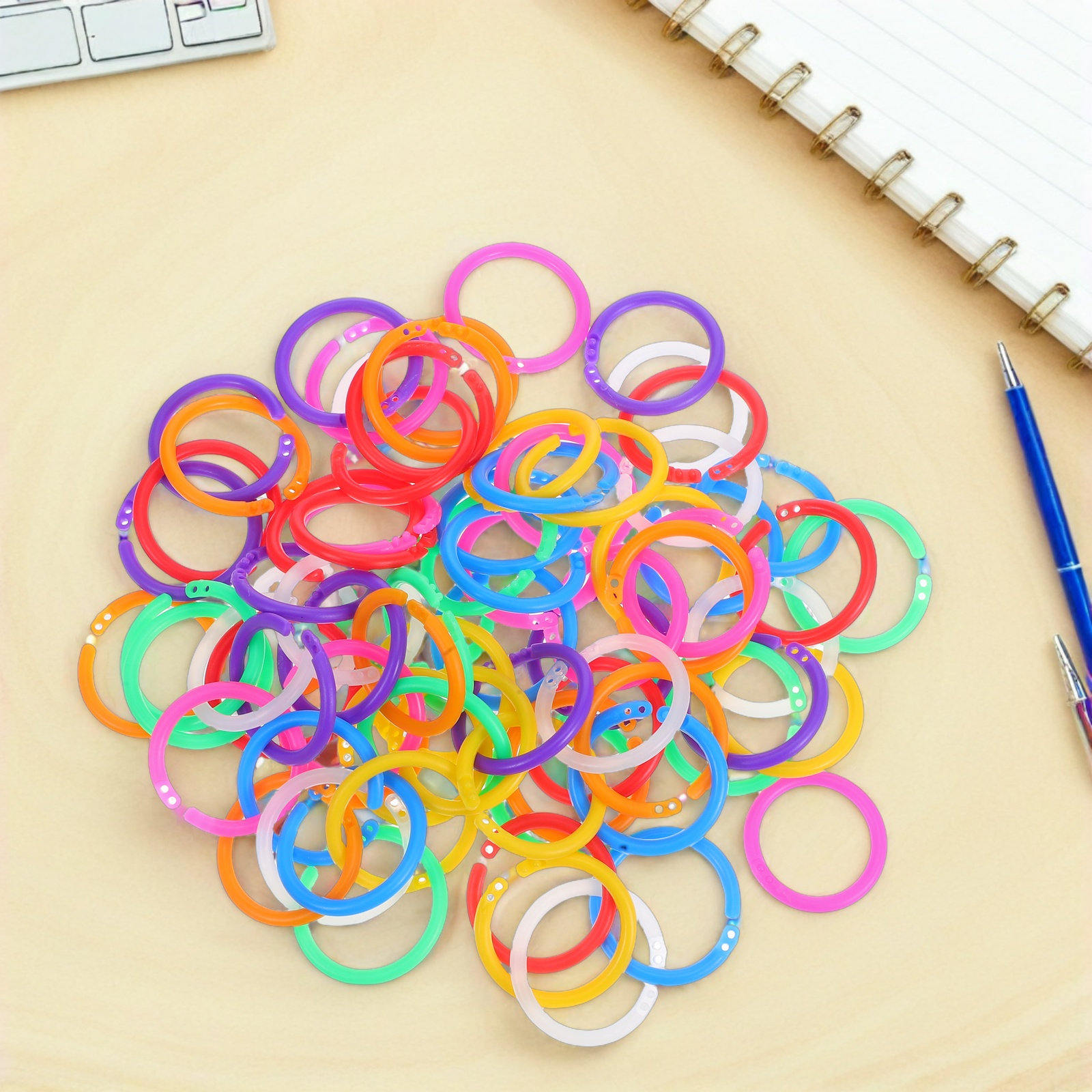 80 Adet Plastik Çok Renkli Dai - Binder Clip Assorted incelemesi ve fiyatı
