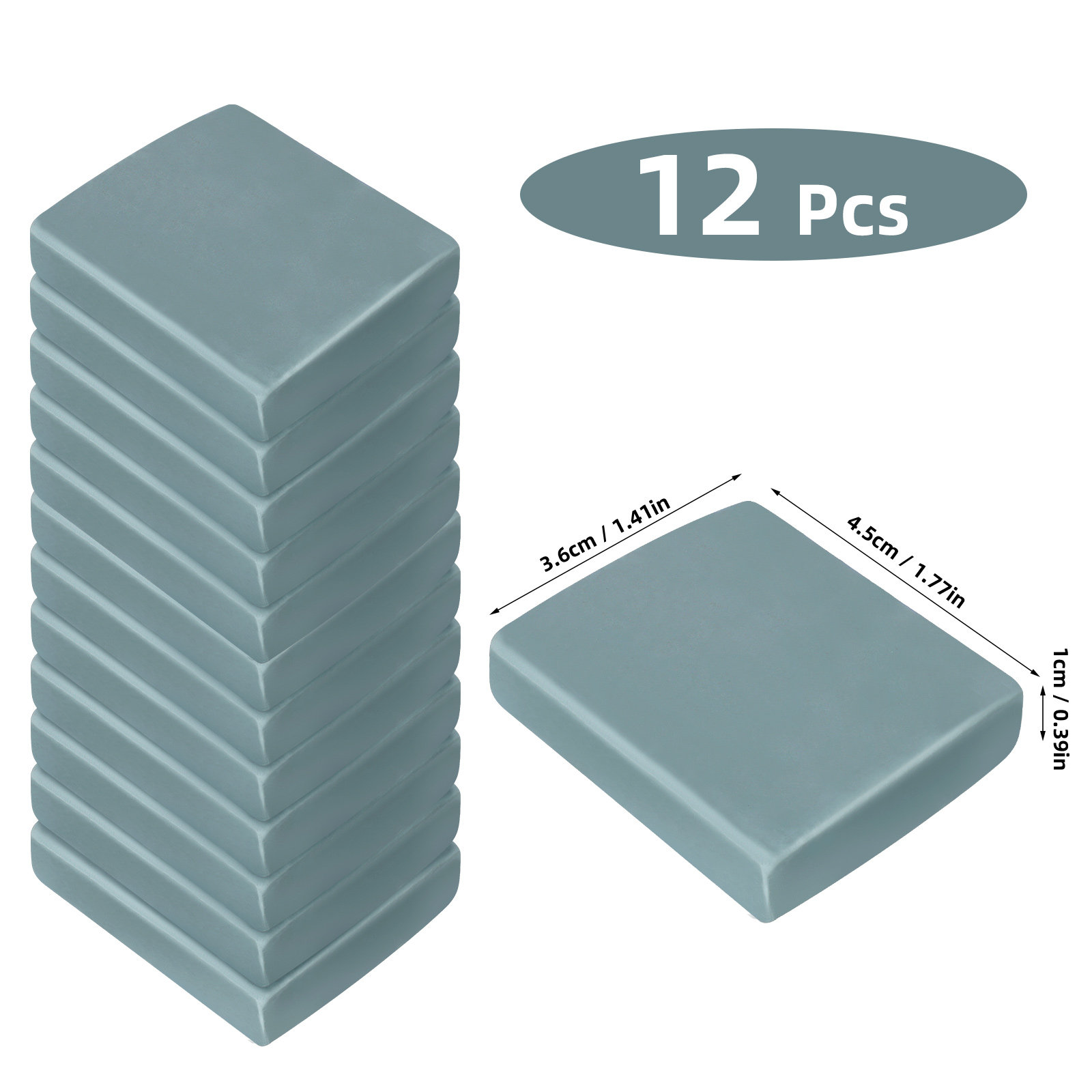 12 Adet Çizim Silgisi, Yumuşak - Rubber Eraser Kneaded incelemesi ve fiyatı