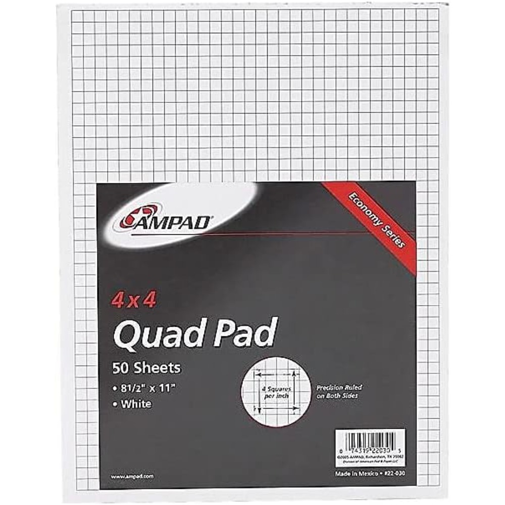 Dört Çatılı Kareli Kağıt Blok  - Graph Paper Pad incelemesi ve fiyatı