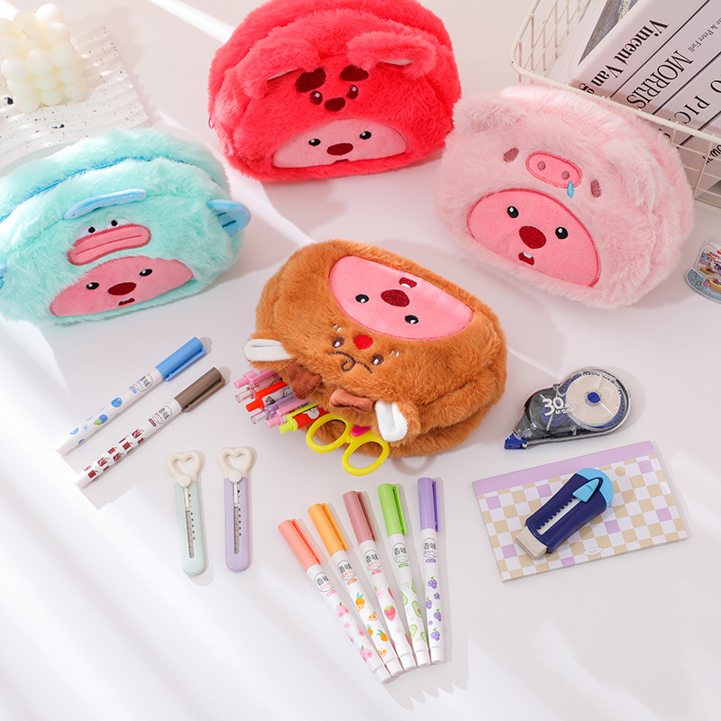 Karikatür peluş kalem çantası  - Pencil Case Large incelemesi ve fiyatı